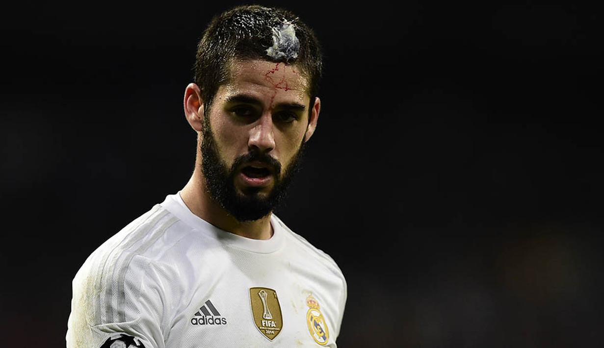 Akurasi operan yang berhasil dilakukan gelandang Real Madrid, Isco, mencapai 89 persen. (AFP/Javier Soriano)