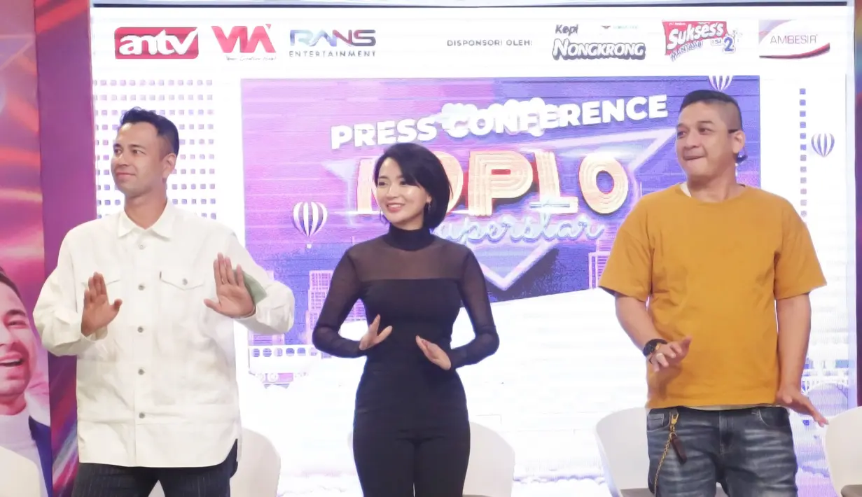 Raffi Ahmad acara Koplo Superstar (Bambang E Ros/Fimela.com)