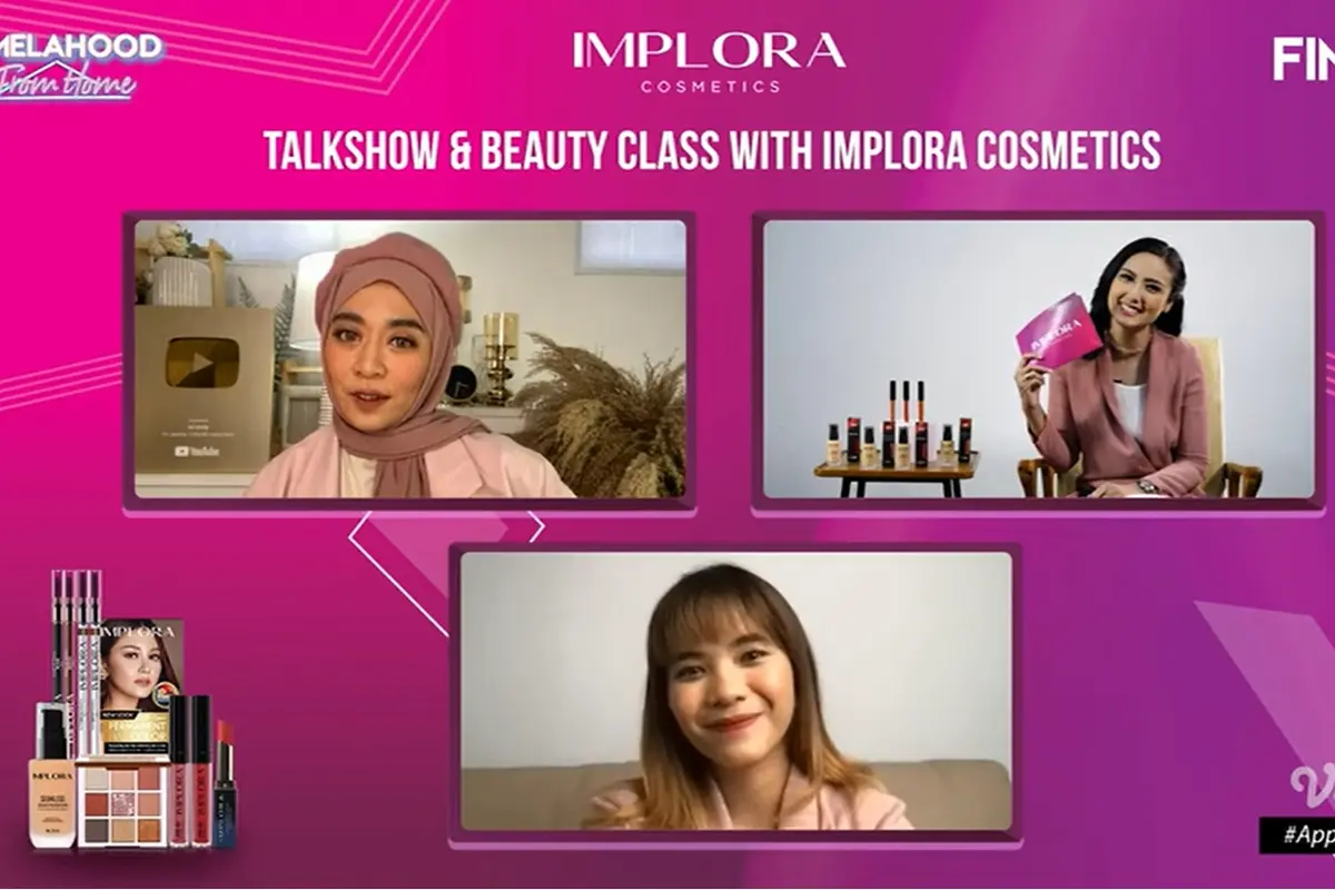 Bagikan Inspirasi Make Up #ApprovedByMe, Implora Cosmetics Hadirkan Talkshow & Beauty Class Online Super Menarik