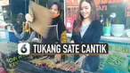 Beredar video tukang sate kelinci cantik. Ternyata perempuan ini tidak sengaja membantu kedua orang tuannya ketika berjualan sate. Justru menjadi viral dan disenangi banyak pembeli.