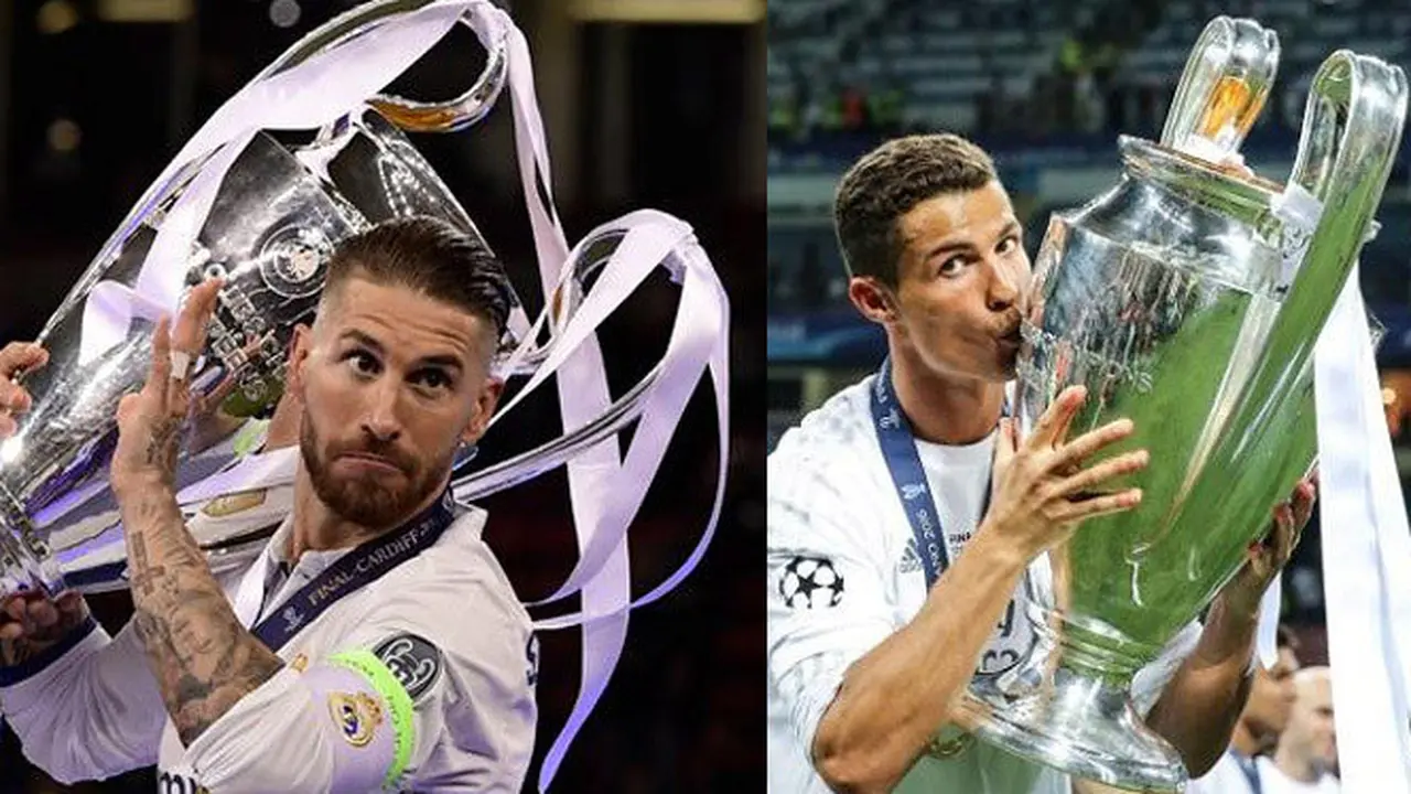 Trofi Juara Ramos VS Ronaldo, Siapa yang Lebih Unggul?