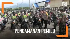 POLRI dan TNI menggelar patroli bersama di daerah Jawa Barat jelang pencoblosan tanggal 17 April mendatang. Kapolda Jabar dan Pangdam III Siliwangi patroli berboncengan menggunakan motor.