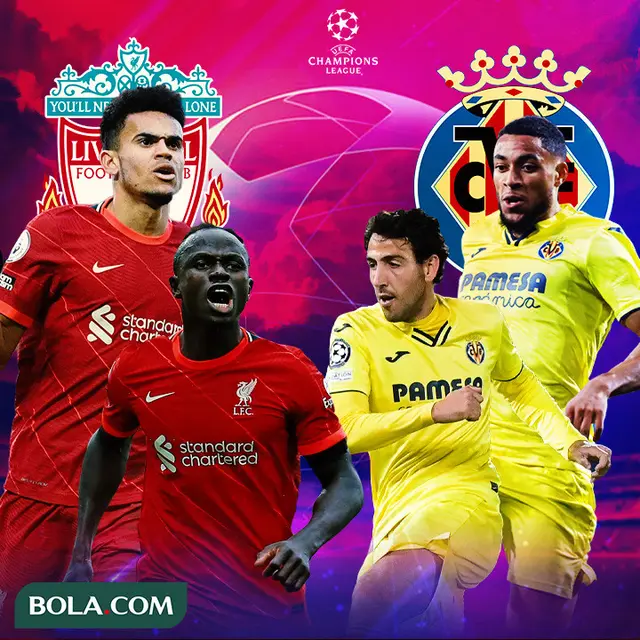 Liga Champions - Ilustrasi Duel Pemain - Liverpool Vs Villarreal