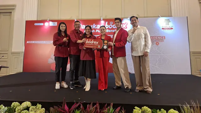 Konferensi pers Pasukan bodrex Merah Putih Beraksi 2025 yang mengusung tema “Jangkau Lebih Luas, Sehatkan Bangsa” di The Tribrata Dharmawangsa, Jakarta, pada Kamis, 21 Agustus 2025. (Foto: Adinda Retno Aryani/Liputan6.com)