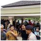 Buruh Subang telantar di Serang, Banten (Liputan6.com/Yandhi Deslatama)