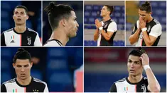 Bintang Juventus, Cristiano Ronaldo, tak mampu menyembunyikan rasa kecewa usai ditaklukkan Napoli. Berikut ini wajah-wajah kecewa Ronaldo setelah gagal membawa Juventus menjuarai Coppa Italia 2020.
