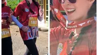 Akui bahagia dan senang ikut ''Bromo Marathon", paras dan gaya sporty Arumi Bachsin disoroti warganet. Sumber: Instagram @arumibachsin_94