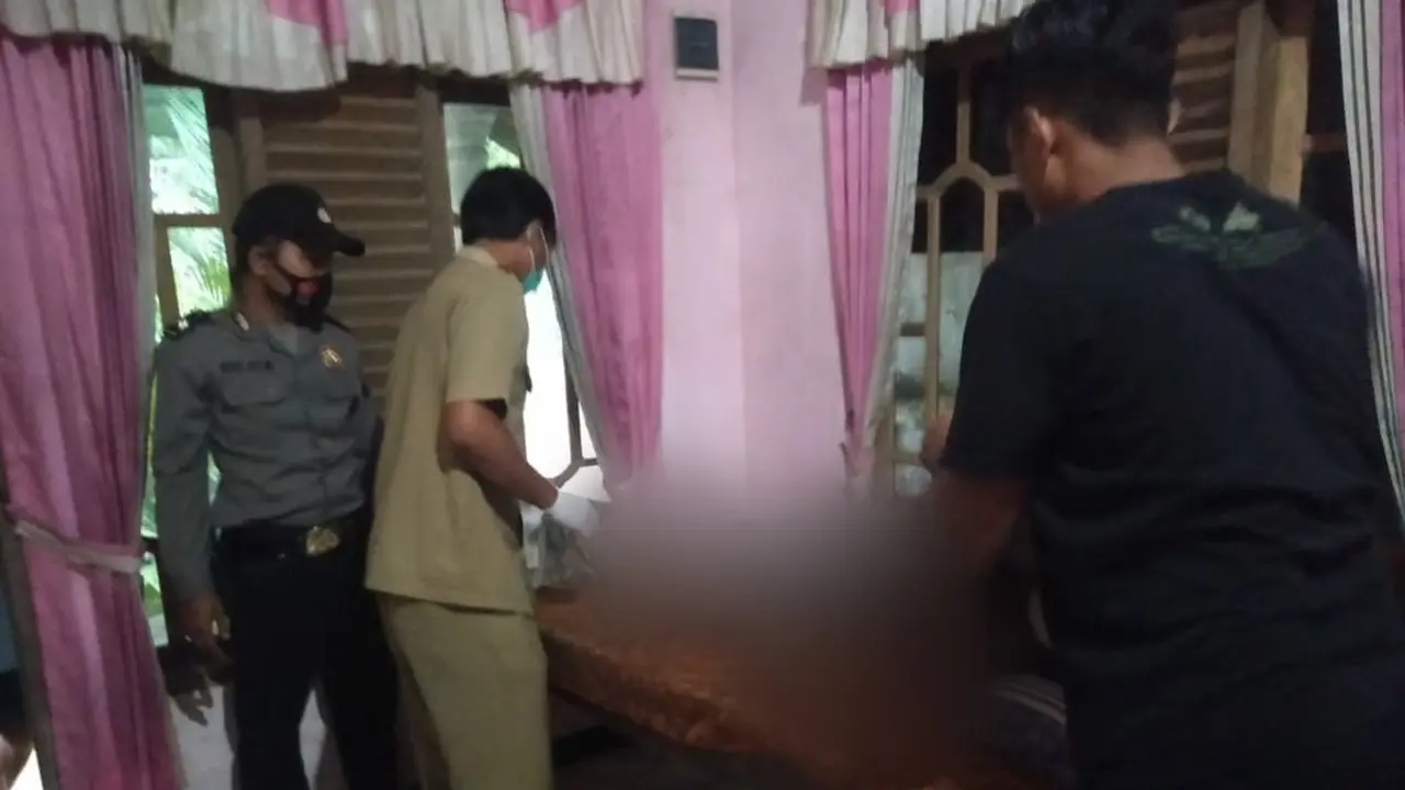 Seorang petani tewas tersambar petir saat menjemur padi. (Foto: Liputan6.com/Humas Polres Kebumen)