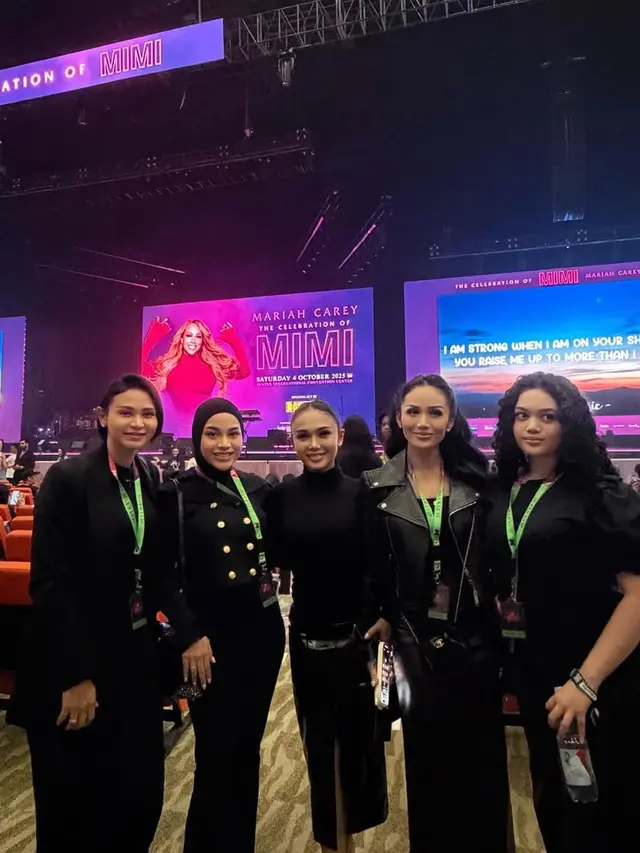 8 Potret Artis Nonton Konser Mariah Carey 2025 di Jakarta, Krisdayanti Boyong Keluarga