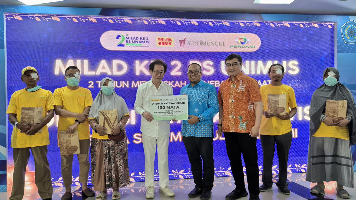Lewat Operasi Katarak Gratis, Sido Muncul Beri Harapan Baru untuk 100 Pasien RS UNIMUS Semarang