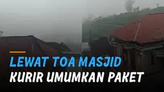 Momen kocak terjadi ketika ada pengumuman paket COD lewat toa masjid.