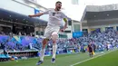 Hasil ini membuat Irak menjadi pemuncak klasemen Grup D dengan raihan sembilan angka. (AP Photo/Aijaz Rahi)