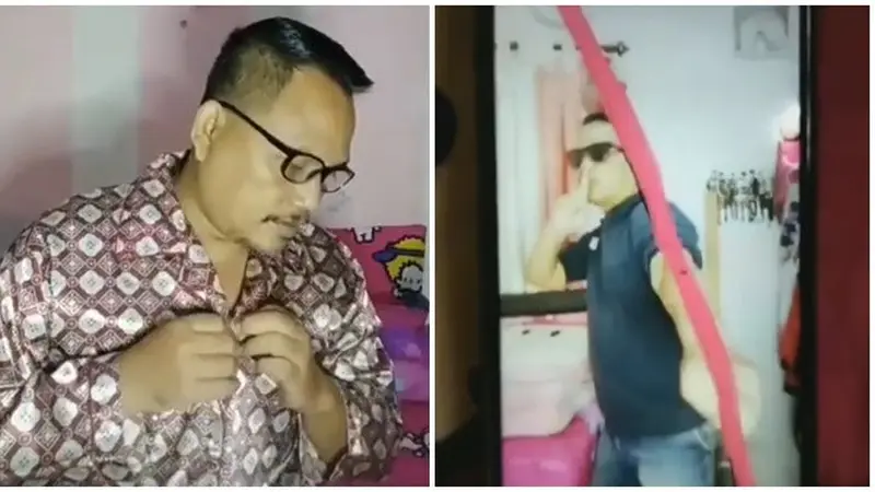 Aksi Kocak Bapak-bapak Saat Main Tik Tok Ini Geleng-geleng