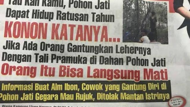 Judul koran nyeleneh