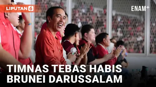 VIDEO: Tebas Habis Brunei Darussalam 6-0, Jokowi: Ini Awal yang Baik