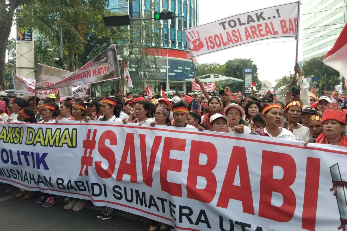 Unjuk rasa #SAVEBABI