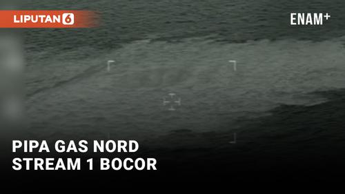 VIDEO: Pipa Gas Nord Stream 1 Bocor, Dicurigai Ada Aksi Sabotase Rusia?