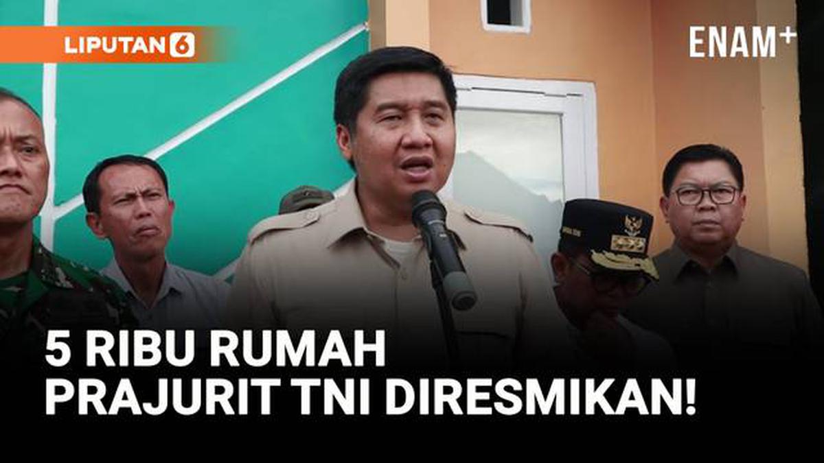VIDEO: Maruarar Sirait Resmikan 5 Ribu Rumah Prajurit TNI