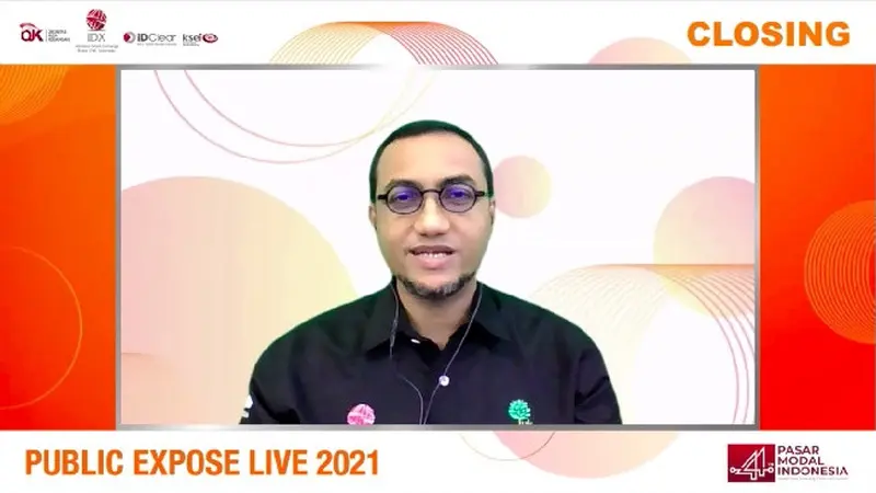 Direktur Pengembangan BEI, Hasan Fawzi pada penutupan paparan publik live 2021, Jumat (10/9/2021) (Dok: tangkapan layar: Pipit Ramadhani)
