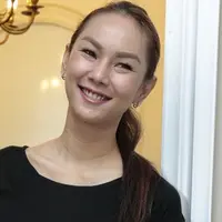 Kalina Oktarani dan anaknya (Adrian Putra/Fimela.com)