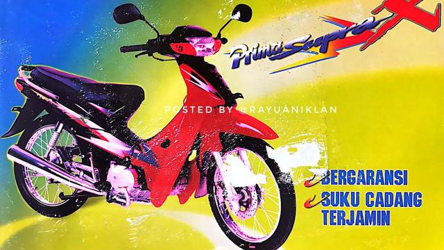 Motor cina mirip Supra Bapak (Instagram/@rayuaniklan)