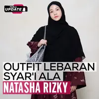 Fimela Update: Outfit Lebaran Syar'i Ala Natasha Rizky