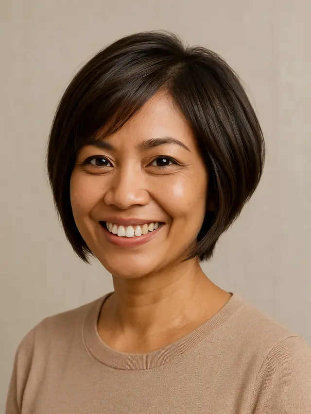 Model Potongan Rambut Layer untuk Ibu-ibu Yang Bikin Awet Muda dan Cocok di Segala Bentuk Wajah/ Ilustrasi gambar AI