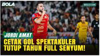 Gol Emosional Jordi Amat, Persija Siap Hadapi Derby Panas Lawan Persib