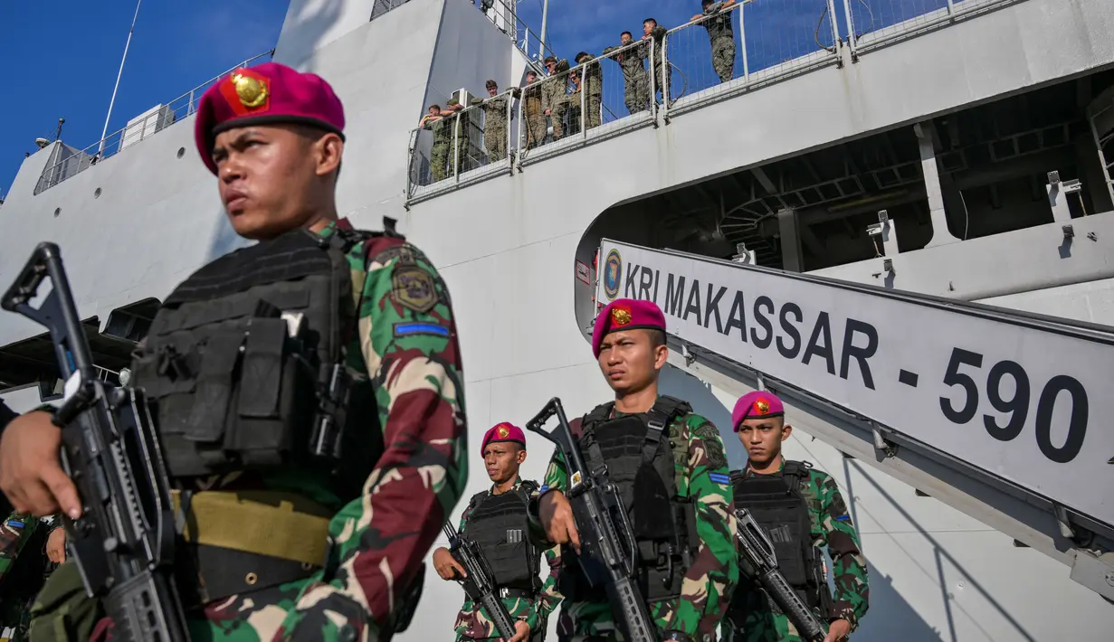 Lebih dari 4.100 prajurit Indonesia dan 1.300 prajurit Amerika Serikat akan ikut serta dalam latihan tahunan “Super Garuda Shield”, didampingi oleh peserta dari Australia, Jepang, Singapura, Prancis, Selandia Baru, Inggris, serta negara-negara lain. (BAY ISMOYO/AFP)