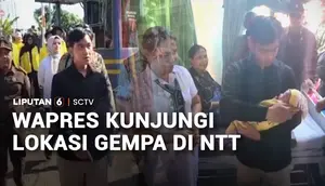 Wapres Kunjungi Lokasi Gempa di NTT