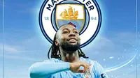 Ilustrasi Antoine Semenyo bintang Manchester City. (Bola.com/AFP/Gemini)