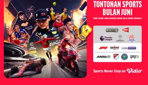 Beberapa link streaming tayangan olahraga selama bulan Juni di Vidio. Jangan lewatkan beberapa turnamen olahraga yang menarik untuk disaksikan selama bulan Juni hanya di layanan OTT Vidio. (sum. doc. vidio.com)