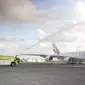 Pesawat terbesar di dunia, Airbus A380-800 resmi mendarat di Bandara I Gusti Ngurah Rai, Bali (dok: AP I)