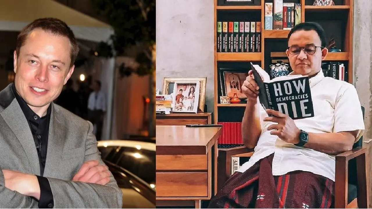 Anies Baswedan disandignkan dengan Elon Musk sebagai salah satu pahlawan transportasi