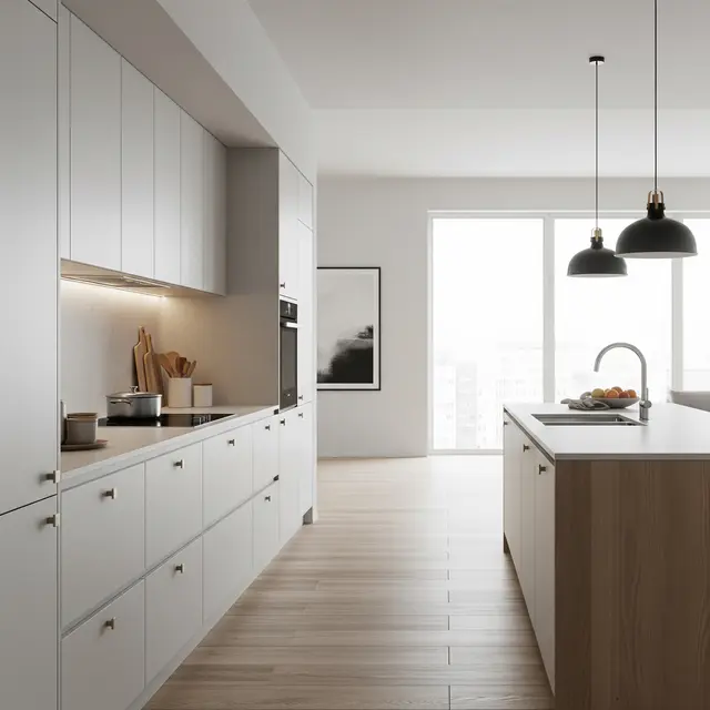 Desain Dapur Kecil Tanpa Sekat yang Cocok untuk Rumah Sempit