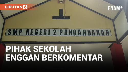 VIDEO: Pihak Sekolah Guru Muda ASN Pangandaran Enggan Berkomentar, Tugas Mengajar Digantikan Guru Lain