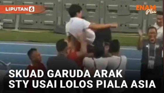 VIDEO: Momen Skuad Garuda Arak STY Usai Lolos Piala Asia 2023