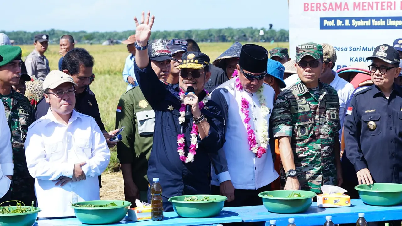Mentan SYL Panen Raya di Bengkulu, Apresiasi Keberhasilan Petani Tingkatkan Produksi