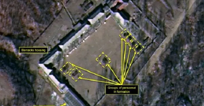 Citra satelit yang menunjukkan beberapa aktivitas di Punggye-ri Nuclear Tes Site, Korea Utara (sumber: North 38)