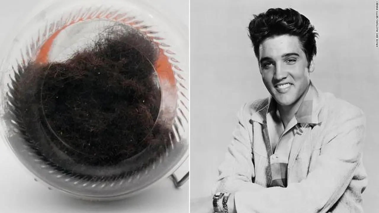 Gumpalan Rambut Elvis Presley (CNN)