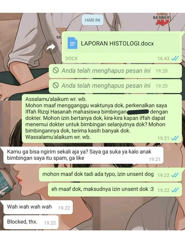 6 Chat Mahasiswa Sok Akrab dengan Dosen Pembimbing Ini Bikin Elus Dada