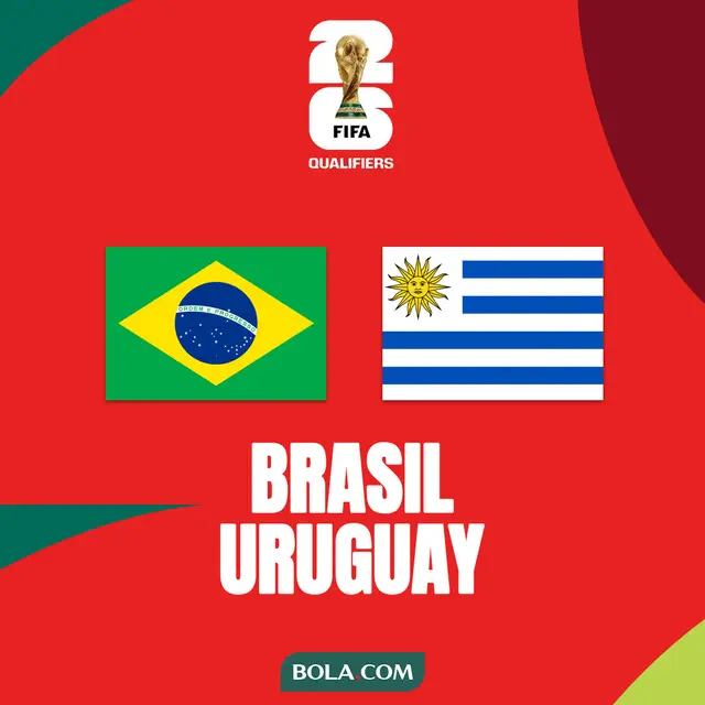 Kualifikasi Piala Dunia 2026 - Brasil vs Uruguay