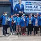 Demokrat Kota Tangerang menolak KLB Sumut versi Moeldoko. (Liputan6.com/Pramita Tristiawti)