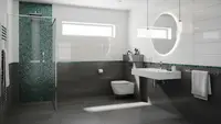7 Kombinasi Tiga Warna Keramik Kamar Mandi yang Bikin Ruangan Terlihat Mewah dan Modern