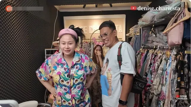6 Potret Denise Chariesta Dikunjungi Keluarga Uya Kuya, Cinta Ajak Sang Pacar
