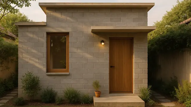 Model Rumah Kecil 1 Kamar dari Batako