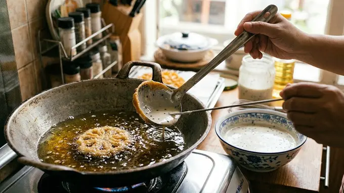 Cara Membuat Kembang Goyang Tanpa Cetakan Besi