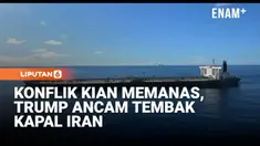 Presiden AS Donald Trump mengancam akan menghancurkan kapal kecil Iran yang memasang ranjau di Selat Hormuz. Ketegangan meningkat setelah Iran menyita kapal kargo