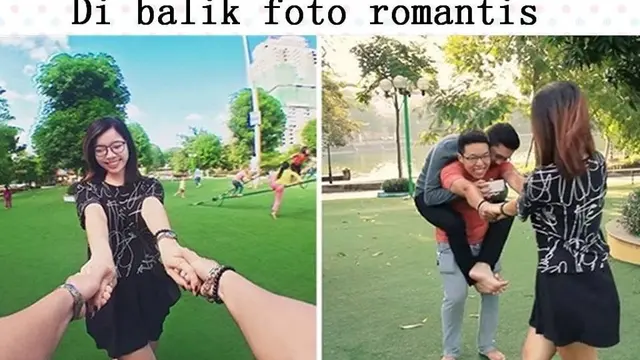 6 Potret Kocak Perjuangan Teman Saat Ambil Foto Ini Bikin Tepuk Jidat