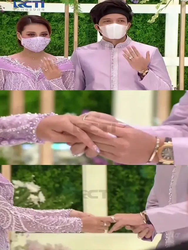 7 Momen Lamaran Atta Halilintar dan Aurel Hermansyah, Serasi dengan Busana Ungu